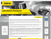 Tablet Screenshot of laboratoriumintrol.pl